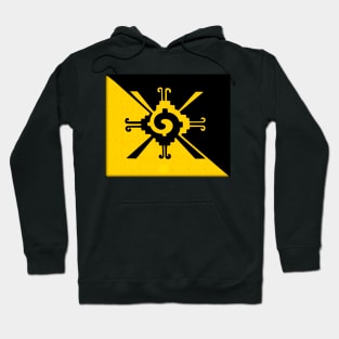 Hunab Ku Ancient Mayan Symbol of Balance & Stability Hoodie